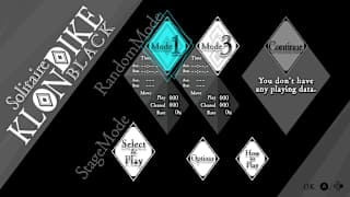 Solitaire Klondike BLACK screenshot 1