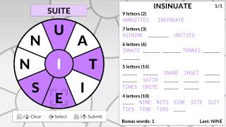 Word Wheel by POWGI screenshot 1