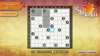 Puzzle by Nikoli S Shikaku screenshot 2