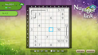 Puzzle by Nikoli S Numberlink screenshot 2