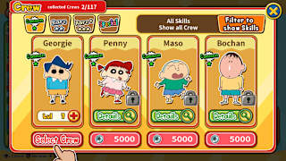 CRAYON SHINCHAN The Storm Called FLAMING KASUKABE RUNNER!! screenshot 4
