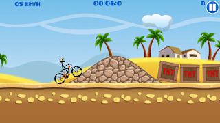 Mountain Bike Hill Climb Race: Real 2D Arcade Dirt Racing Games screenshot 1