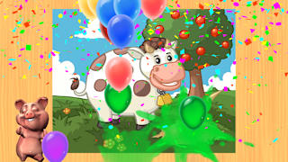 Funny Farm Animal Jigsaw Puzzle Game for Kids and Toddlers screenshot 5