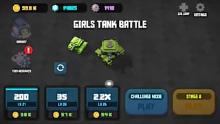 Girls Tank Battle screenshot 1
