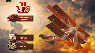 Red Wings: Coloring Planes screenshot 1