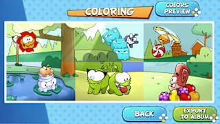 Om Nom: Coloring, Toons & Puzzle screenshot 2