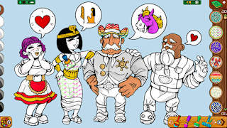 Coloring Pages: Lumberhill Tales screenshot 4