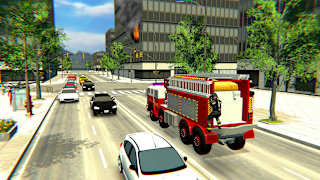 Firefighter:Car Fire Truck Sim Driving 2022 Simulator screenshot 5