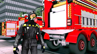 Firefighter:Car Fire Truck Sim Driving 2022 Simulator screenshot 2