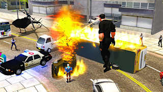City Super Hero 3D - Flying Legend Warriors Deluxe Simulator screenshot 1