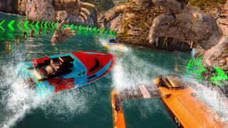 Race Boat Simulator - 3D Stunt Racing Driving Ship in Ocean screenshot 2