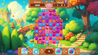 Jelly Fruits Adventure: Magic Match 3 Puzzle screenshot 1