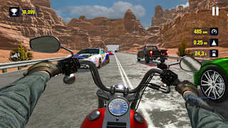 Highway Moto Racing Rush 2023 Simulator screenshot 4
