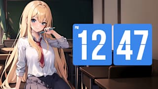 Anime Clock screenshot 2