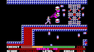 EGGCONSOLE THEXDER PC-8801mkIISR screenshot 2