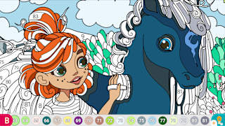 Pony World - Color by Numbers screenshot 1