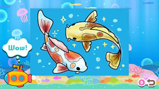 Coloring book series Aquarium screenshot 5