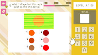 Simple Number-Based Color Sense IQ Test screenshot 2