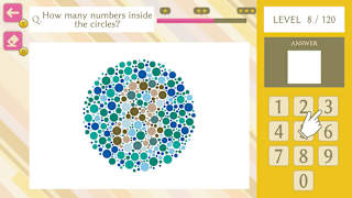 Simple Number-Based Color Sense IQ Test screenshot 3