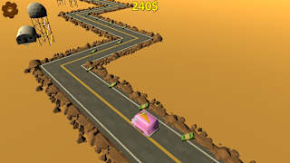 Highway Getaway: ZigZag Blocky Car screenshot 4
