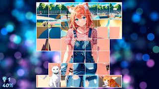 Puzzle World: Neko Girls screenshot 2
