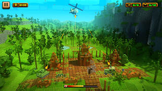 Blocky Heli Rescue screenshot 3