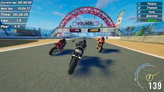 Toon Roads : Superbike screenshot 3