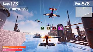 Sky Airplane Racer: Flight & Fight Simulator screenshot 1