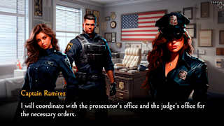 Hollow Police Emblem: The Visual Novel screenshot 3