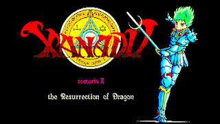 EGGCONSOLE XANADU SCENARIO II PC-8801mkIISR screenshot 1