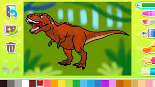Coloring book series Dinosaur Museum screenshot 1