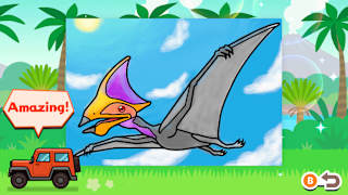 Coloring book series Dinosaur Museum screenshot 6