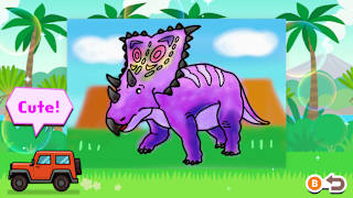 Coloring book series Dinosaur Museum screenshot 5