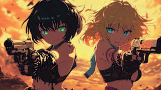 Anime Girls Wasteland Shootout screenshot 1