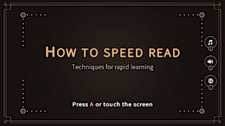 How to speed read: Techniques for rapid learning screenshot 1