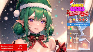 Anime Girls Dating: The Night Before Christmas and the Tree screenshot 2