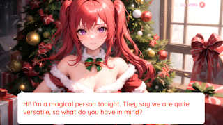 Anime Girls Dating: The Night Before Christmas and the Tree screenshot 1