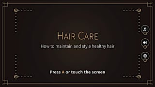 Hair care: How to maintain and style healthy hair screenshot 1