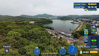 Korean Drone Flying Tour Baegun Lake screenshot 1