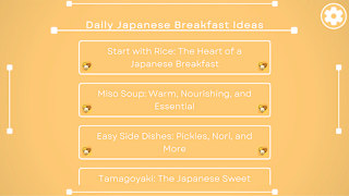 Daily Japanese Breakfast Ideas screenshot 2