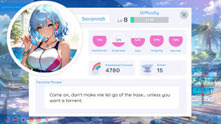 Poolside Girls Kiss: Passion Fruits Hotel Dating Sim screenshot 5