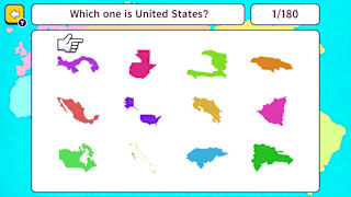 Geo Brain Boost! World Map Silhouette Quiz screenshot 1