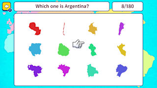 Geo Brain Boost! World Map Silhouette Quiz screenshot 2