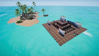 Ocean Shark Survival - Float Home Builder Simulator screenshot 3