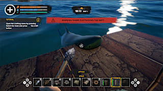 Ocean Shark Survival - Float Home Builder Simulator screenshot 1