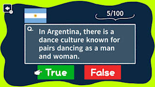 Amazing Facts World Culture True or False Quiz screenshot 2