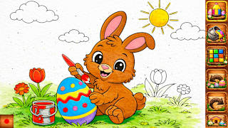 Easter Coloring Book for Kids & Toddlers screenshot 1