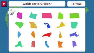 Geo Brain Boost! 50 U.S. States Silhouette Quiz screenshot 4
