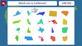 Geo Brain Boost! 50 U.S. States Silhouette Quiz screenshot 6