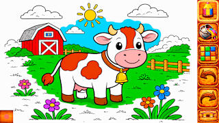 Animal Farm Coloring Book for Kids & Toddlers screenshot 4